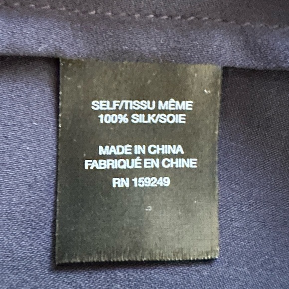 TWP 'Boyfriend' Silk Charmeuse
Shirt in Midnight - Picture 7 of 8